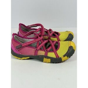 Jambu Canopy Water Ready Amphibious‎ Shoes Sandals Pink Yellow Girls Size 3M EUC